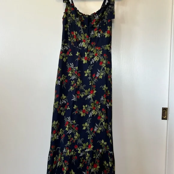 Reformation Nikita dress in Bordeaux size 10 - Picture 2 of 10